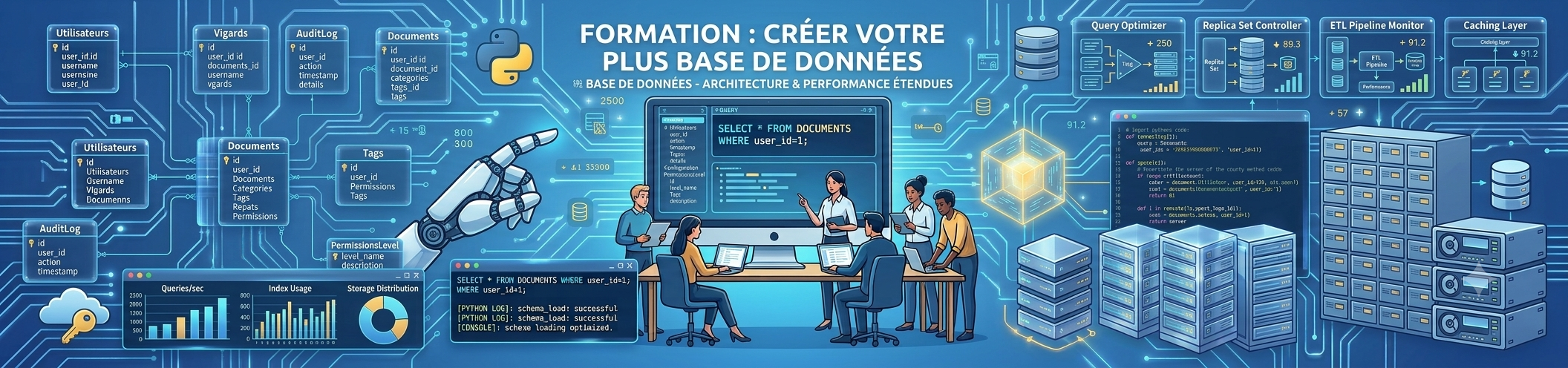 Illustration Créer une GED base de données